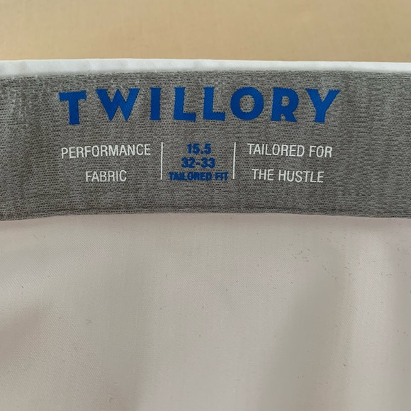 Twillory plain white dress shirt - never worn - Picture 2 of 3